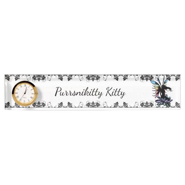 Lotus Shadow Fairy Namensplakette (Vorderseite)