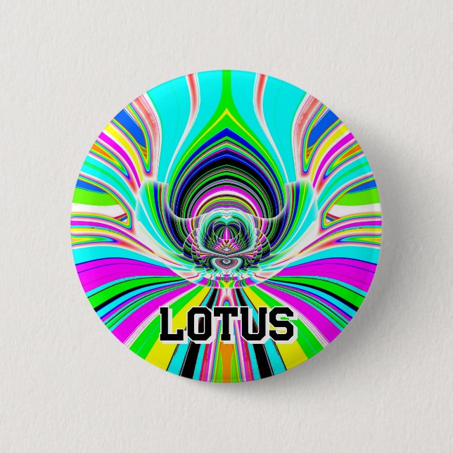 LOTUS (Sie können das Wort ändern) Button (Vorderseite)