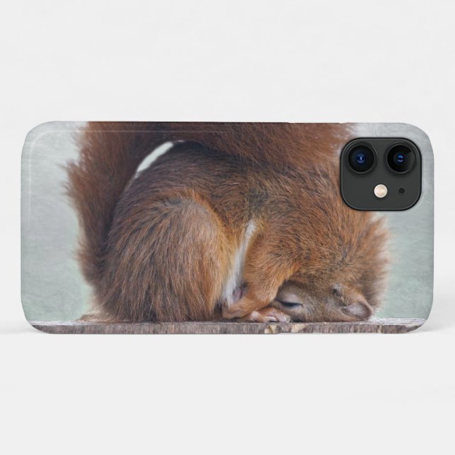 Lotus Squirrel iPhone 11 Fall Case-Mate iPhone Hülle (Rückseite (Horizontal))