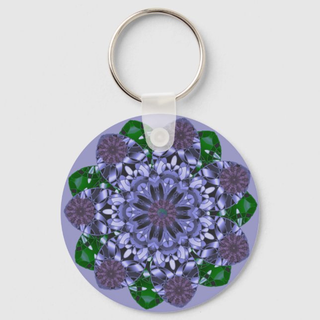 Lotus Star Schlüsselanhänger (Vorderseite)