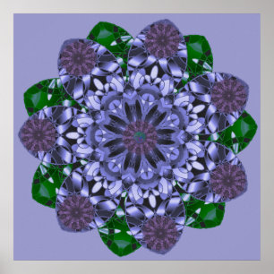 Lotus-Stern-Druck Poster