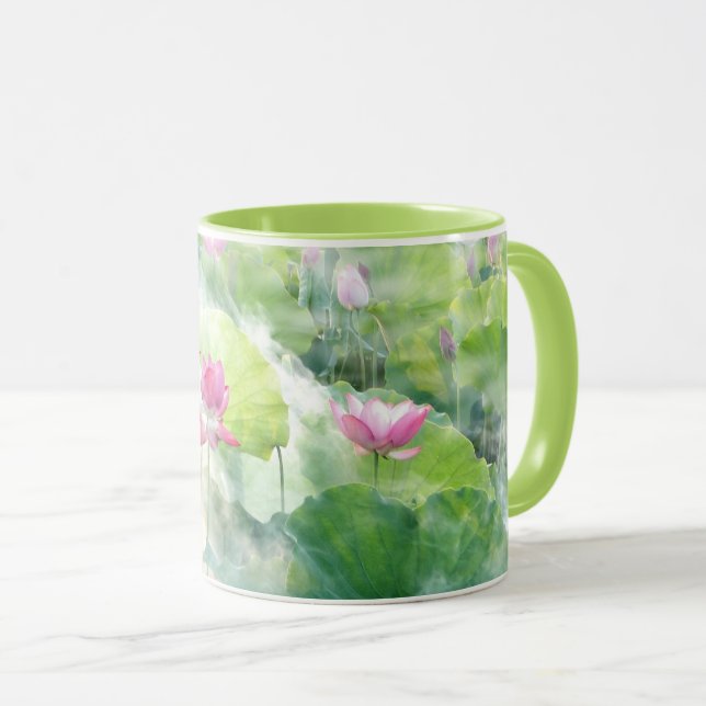 Lotus Summer, delikate Wassergymnastik, Tasse (VorderseiteRechts)