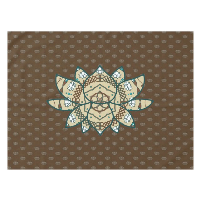 Lotus Tablecloth Tischdecke (Vorderseite (Horizontal))