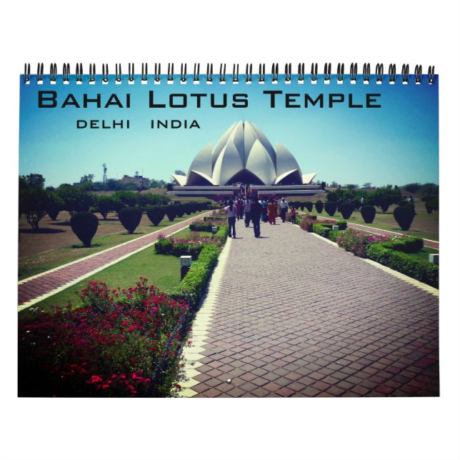 Lotus temple 2025 kalender (Titelbild)