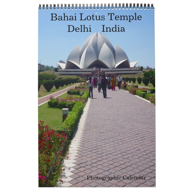 Lotus temple delhi kalender (Titelbild)