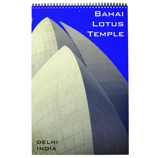 Lotus temple delhi kalender (Titelbild)