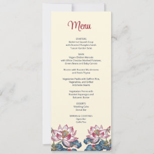 Lotus Tibetan Art Wedding Einladung