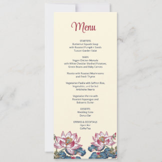 Lotus Tibetan Art Wedding Einladung