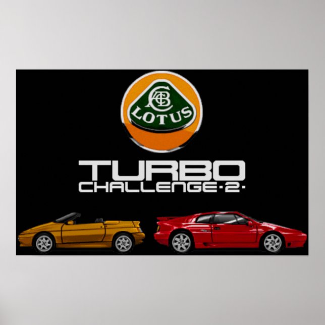 Lotus Turbo Challenge 2 Poster (Vorne)