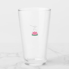 Lotus- und Schwertmeister-Wasserglas Glas