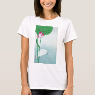 Lotus und White Heron, Koson, Ukiyo-e T-Shirt