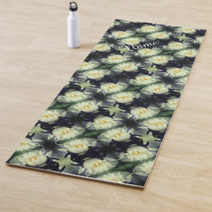 Lotus Water Lily Blume Abstrakt Personalisiert Yogamatte