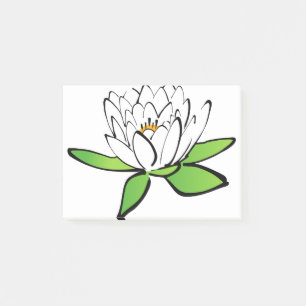 Lotus Water Lily Blume Bloom Blossom Post-it Klebezettel