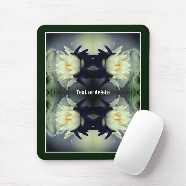 Lotus Water Livio Blume Abstrakte Art Personalisie Mousepad (Mit Mouse)