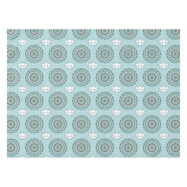 Lotus Weave Tablecloth Tischdecke (Vorderseite (Horizontal))