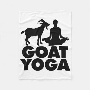Lotus-Yoga-Haltung Ziegen-Yoga _1  Fleecedecke