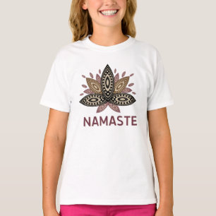 Lotus yoga mandala Blume namaste hippie T-Shirt