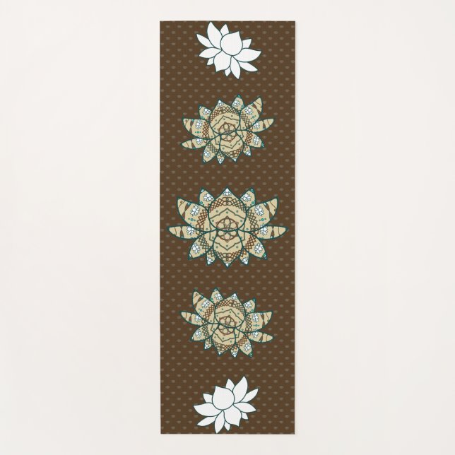 Lotus Yoga Mat Yogamatte (Vorderseite)