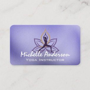 Lotus-Yoga-Position   Gesundheitsdienste Visitenkarte