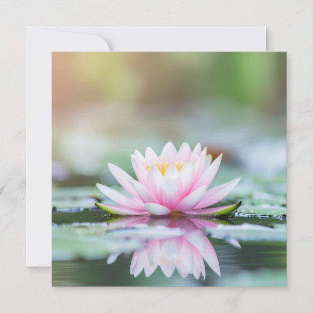 LOTUS - ZEN BUDDHISM - Greeting cards (Vorderseite)
