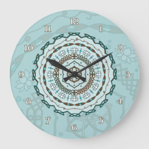 Lotussperre Große Wanduhr