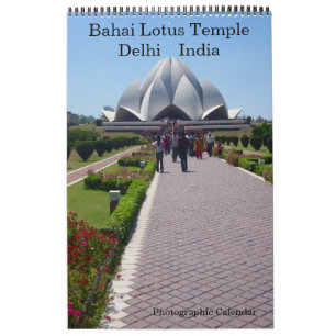 Lotustempel Delhi Kalender