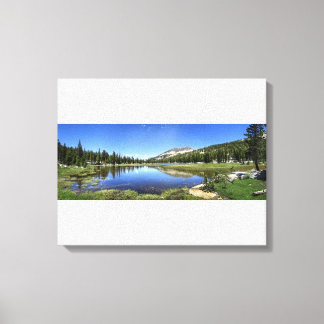 Lou Beverly Lake - Sierra Leinwanddruck (Vorderseite)