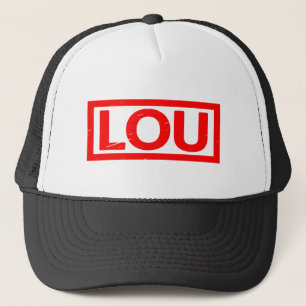 Lou Briefmarke Truckerkappe
