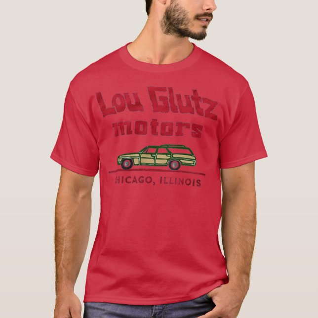 Lou Glutz Motors Funny T-Shirt (Vorderseite)