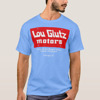 Lou Glutz Motors Vintager Nummernschild Urlaub T-Shirt