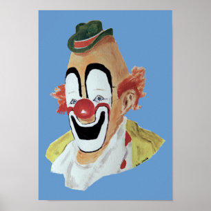 Lou Jacob Clown Print Poster
