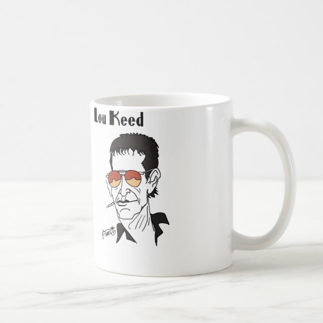 Lou Reed caricature Tasse (Rechts)