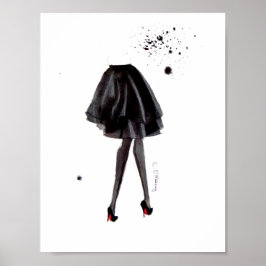 Louboutins in Tinte Poster