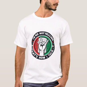 Loud and Proud Italian - Funny Hand Gesture Design T-Shirt