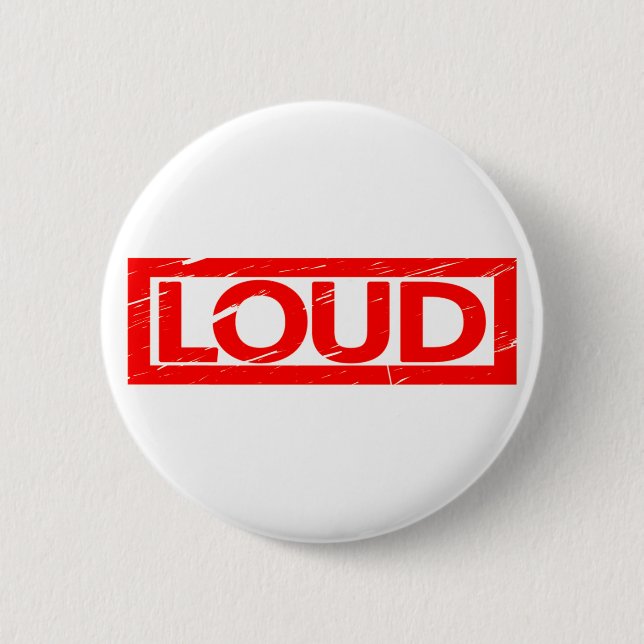 Loud Briefmarke Button (Vorderseite)