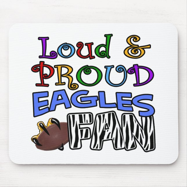 Loud Eagles Fan Mousepad (Vorne)