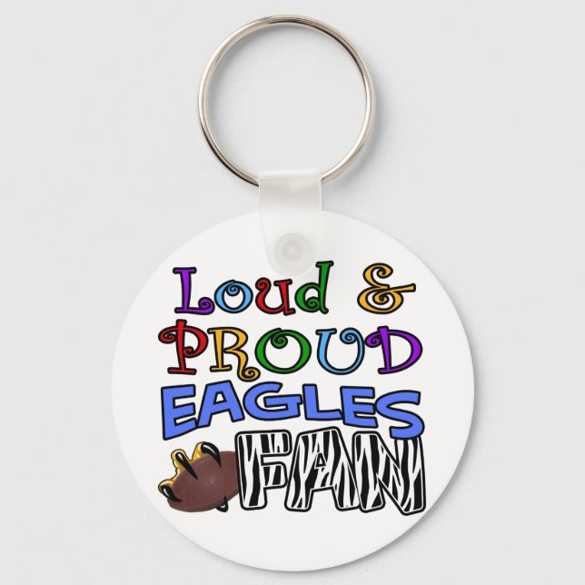 Loud Eagles Fan Schlüsselanhänger (Vorderseite)