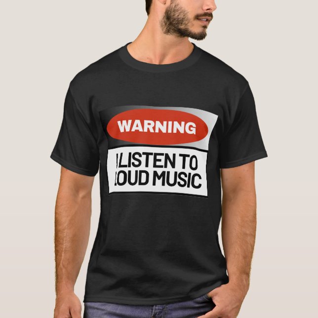 Loud music lover t-shirt (Vorderseite)