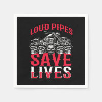 Loud Pipes Gerettet Motorrad-Motorrad