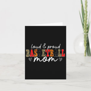 Loud Proud Bysketbyll Mama Leopard Mama Mommy Moth Karte