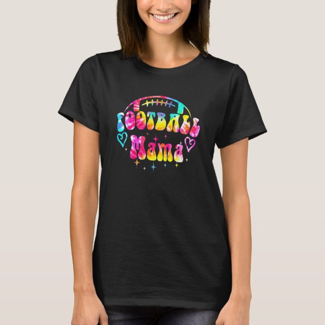 Loud & Proud Football Mama Game Day Vibes Senior F T-Shirt (Vorderseite)