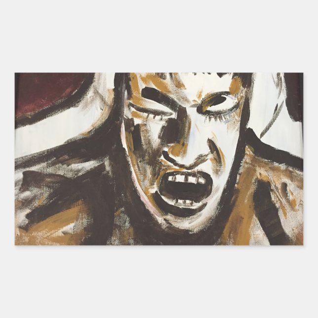 Loud Rechteckiger Aufkleber (Vorderseite)