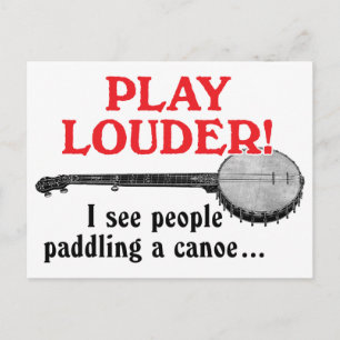 Louder Postcard abspielen Postkarte