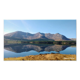 Lough Inagh, Connemara, Irland Fotodruck