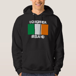 Loughrea, Irland mit irischer Flagge Hoodie