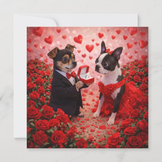 Louie & Luna Wish You a Very Special Day 3 Karte (Vorderseite)