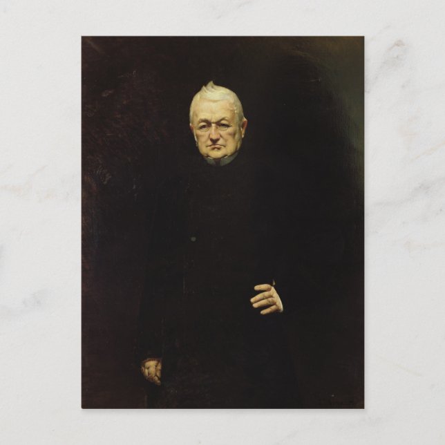 Louis Adolphe Thiers, 1877 Postkarte (Vorderseite)