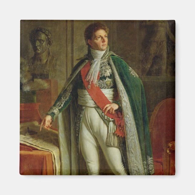 Louis Alexandre Berthier zeigt Karte Magnet (Vorne)