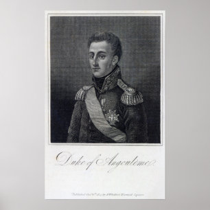 Louis-Antoine de Bourbon Herzog von Angoulême Poster