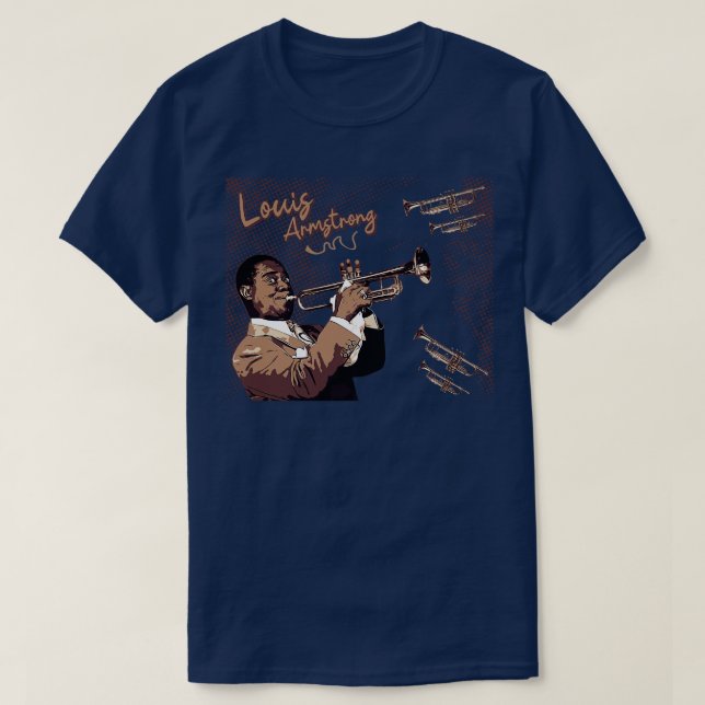 Louis Armstrong 1 T-Shirt (Design vorne)